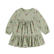 Load image into Gallery viewer, Souris Mini Green Antiques Baby Dress