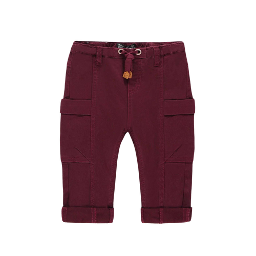 Souris Mini Baby Red Twill Cargo Pants