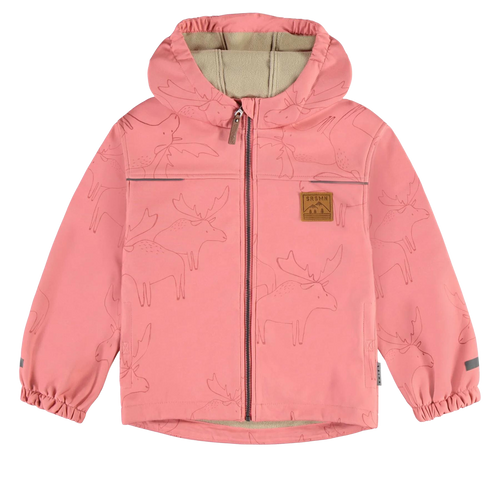 Souris Mini Pink Animals Softshell Jacket