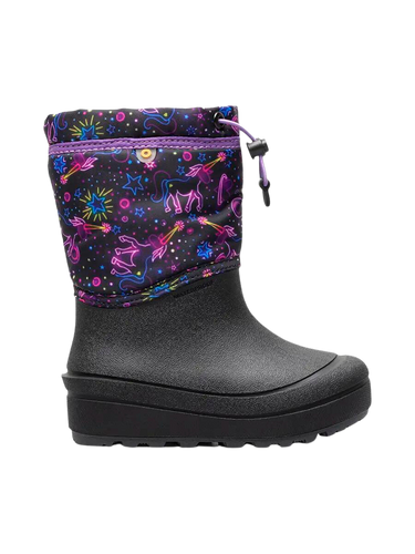 Bogs Snow Shell Winter Boot- Purple Neon Unicorn