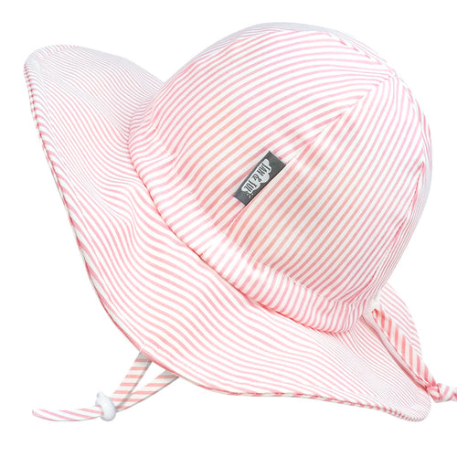 Jan & Jul Pink Stripes Cotton Floppy Hat