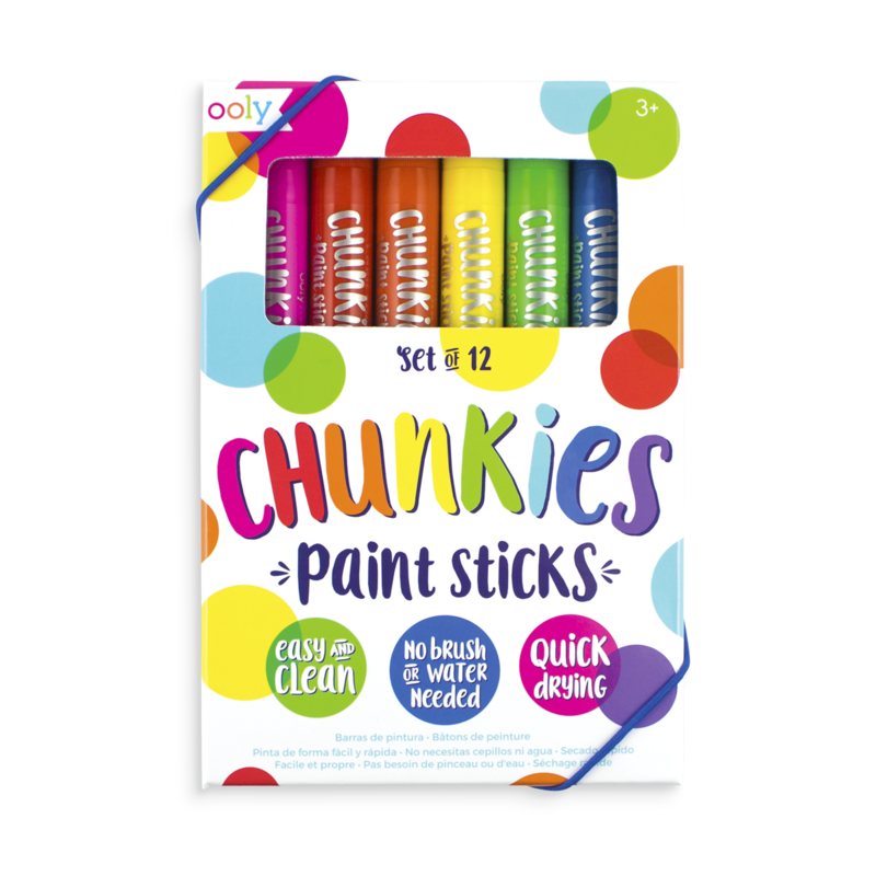 Chunkies Classic Paint Sticks- Set of 12