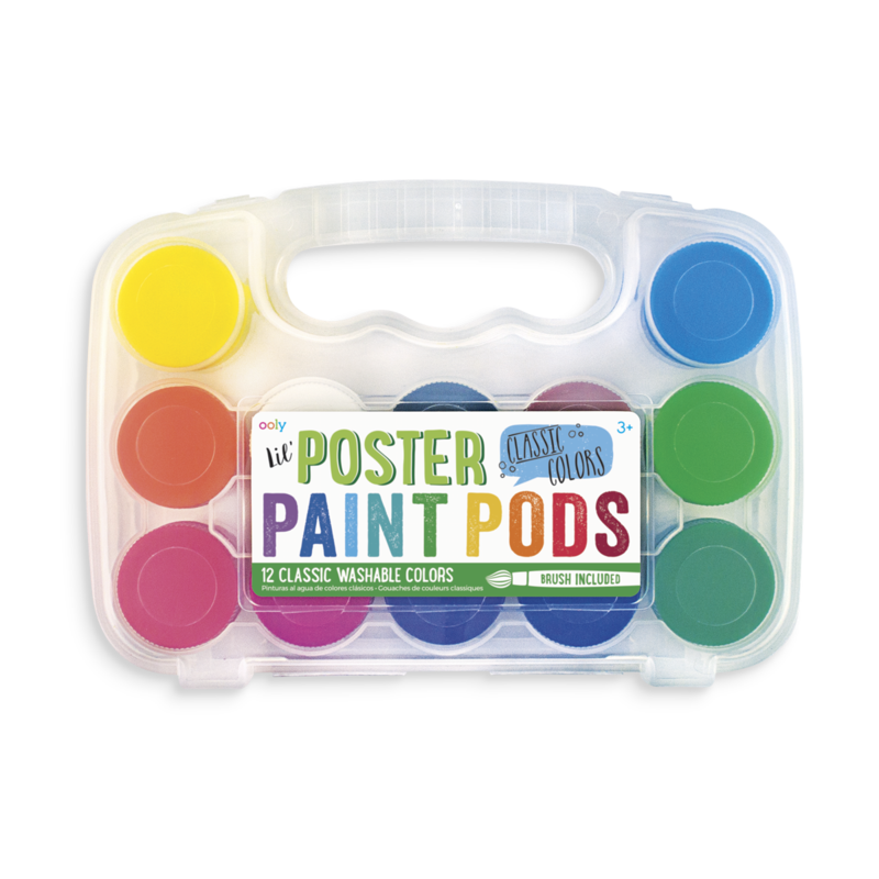 Lil' Poster Paint Pods- Classic Set of 12