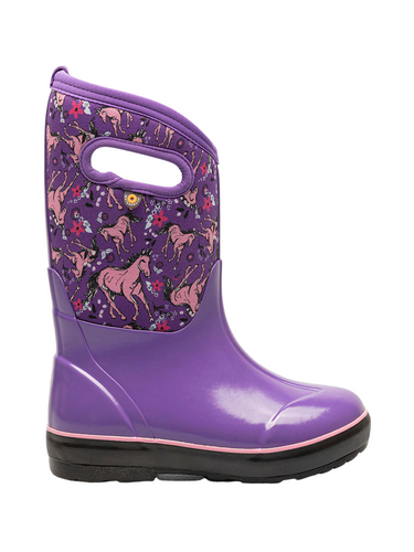 Bogs Classic II Winter Boot- Violet Unicorns